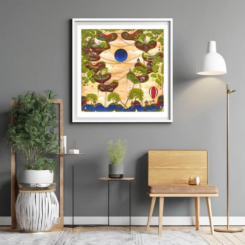 The Village Fine Art Print (24x24)