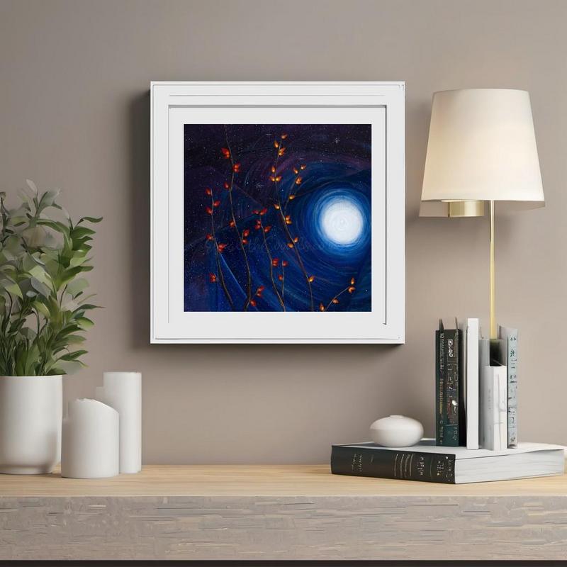 Duality Moon Fine Art Print 14x14