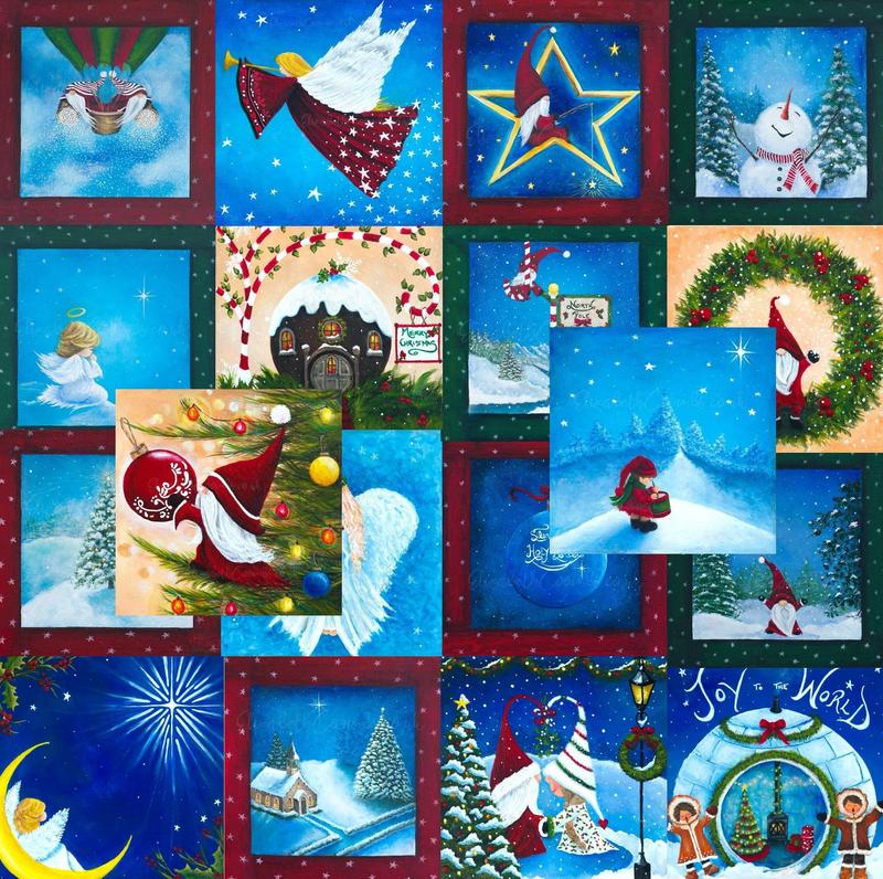 18 Pack Assorted Christmas Cards