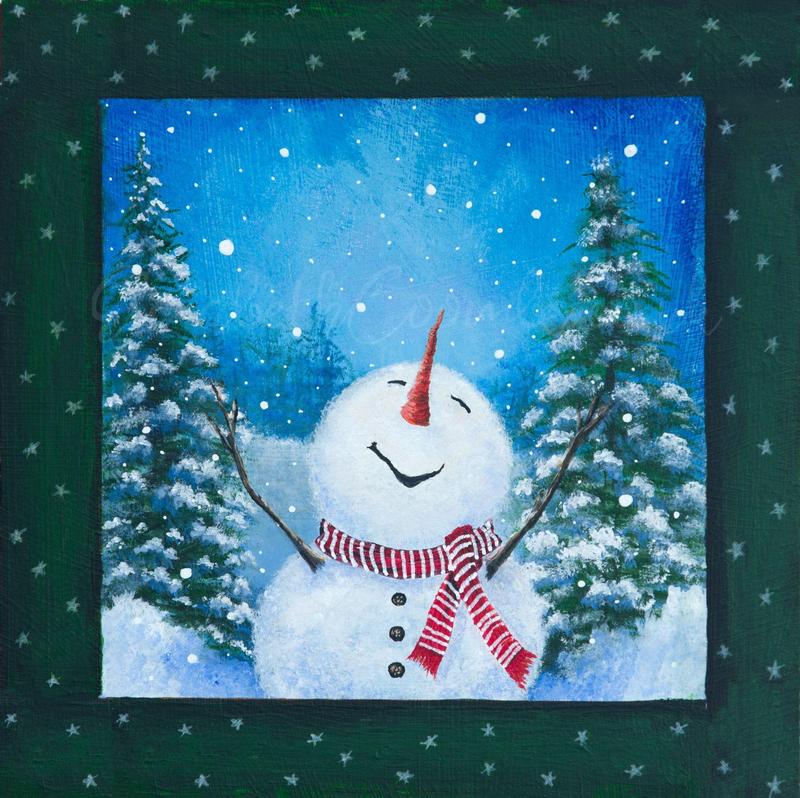 Snowman Christmas Card