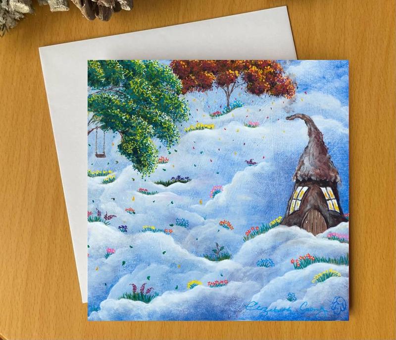 Dreaming House Greeting Card