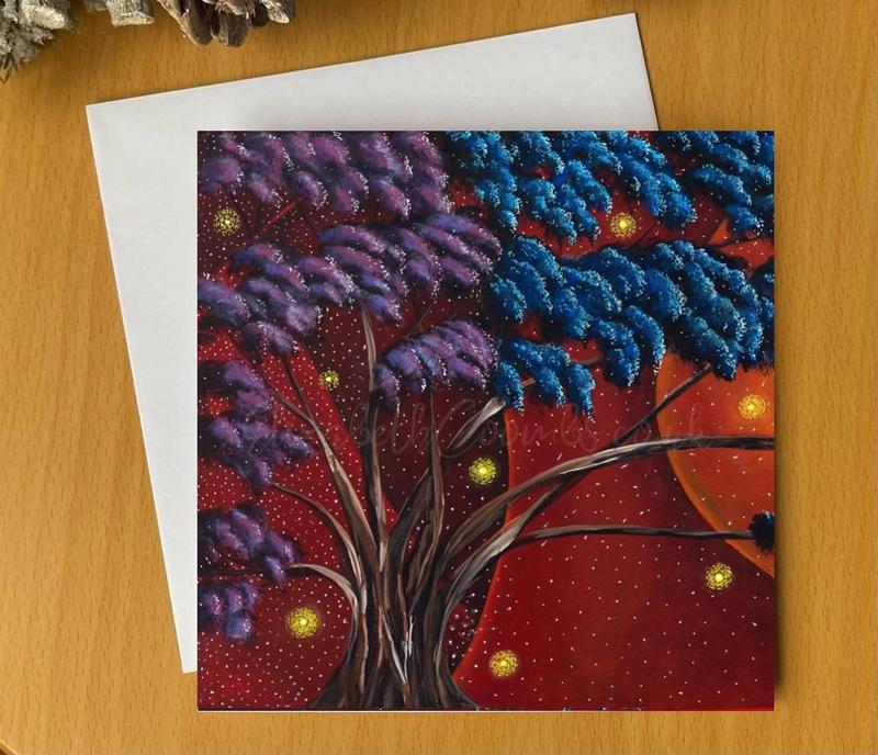 Rainbow Tree Spring Greeting Card