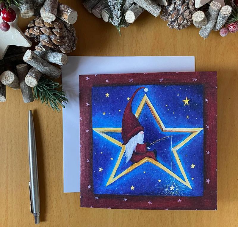 Star Christmas Card