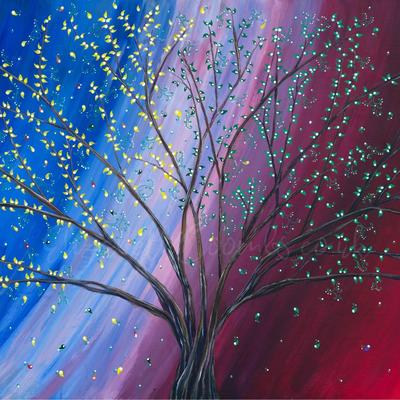 Grace Tree Fine Art Print 14x14