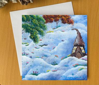 Dreaming House Greeting Card