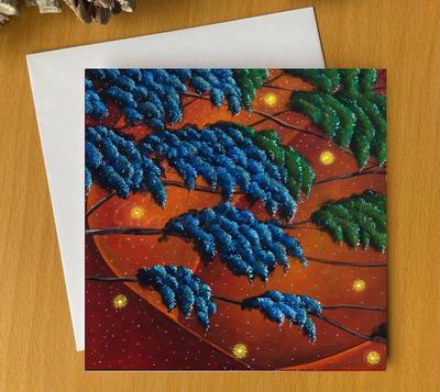 Rainbow Tree Summer Greeting Card