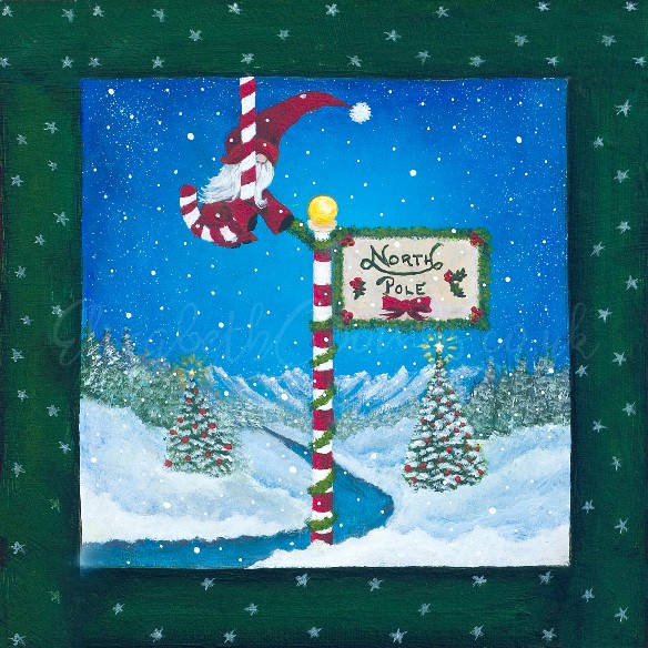 North Pole Christmas Card