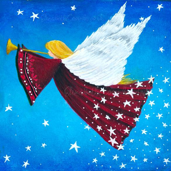 Previous product: Angel with Trumpet Christmas Card